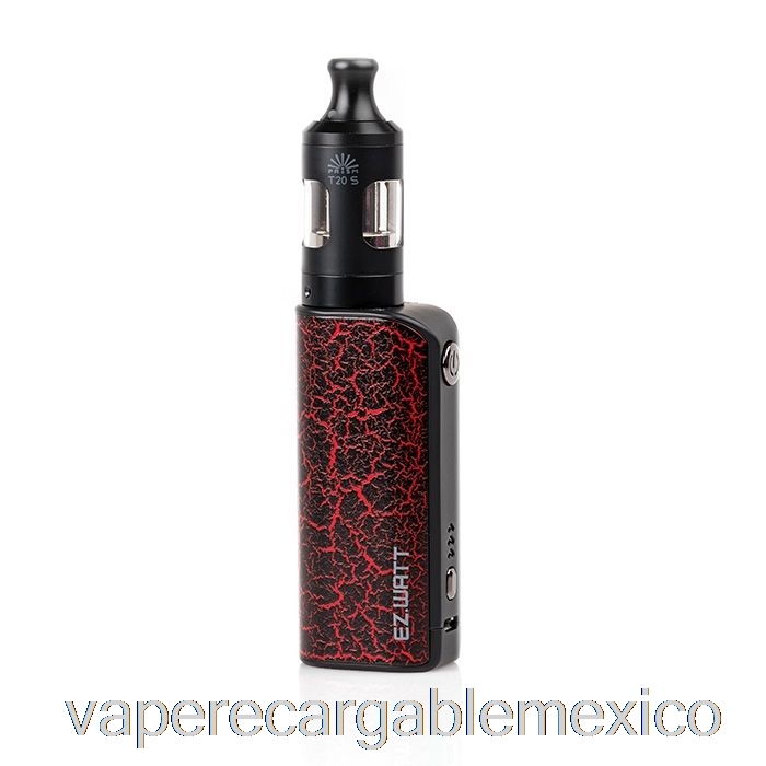 Vape Recargable Innokin Ez.watt 35w Kit De Inicio Rojo Y Negro Crepitante